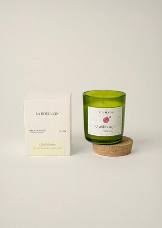 bougie chardonnay + boite
