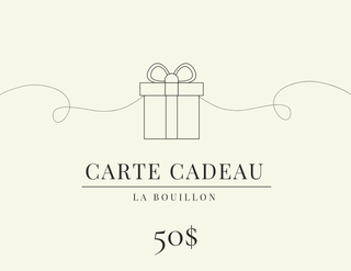 Carte cadeau La Bouillon